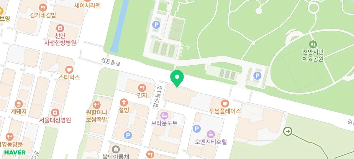 육전국밥 천안불당점 지도