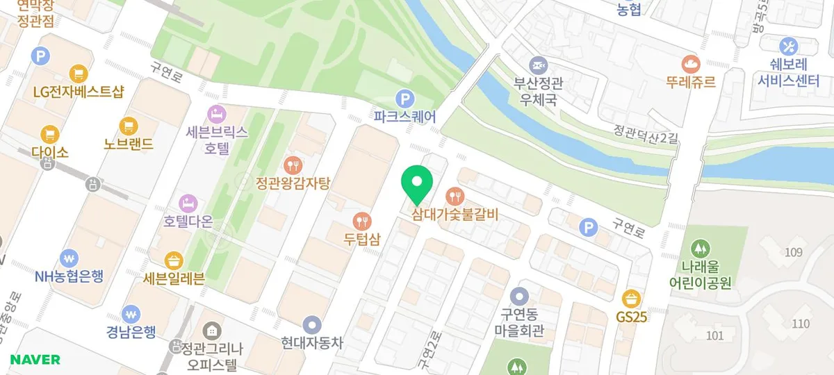 오남매돼지국밥 지도
