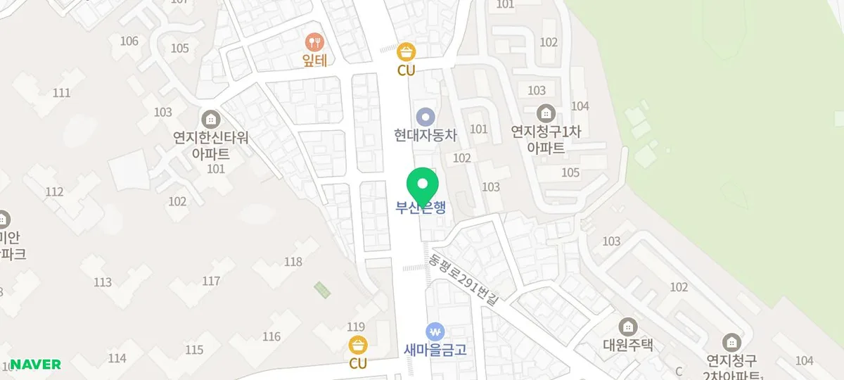 화남정돼지국밥 초읍본점 지도