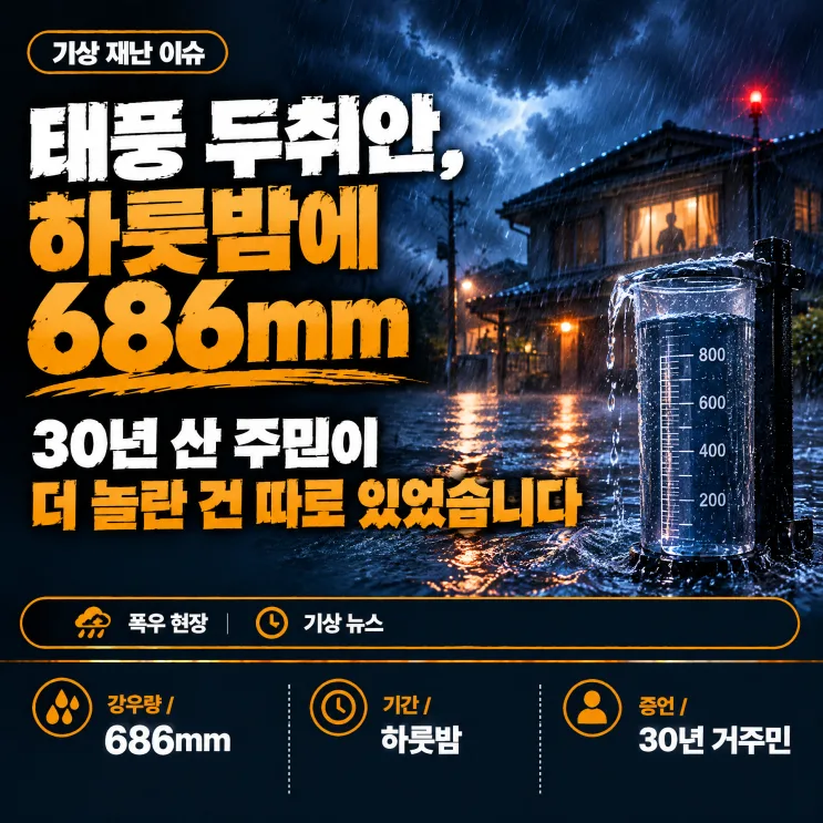 Typhoon Dujuan Japan Update: 686mm of Rain Overnight and the Damage That Shocked Even 30-Year Residents