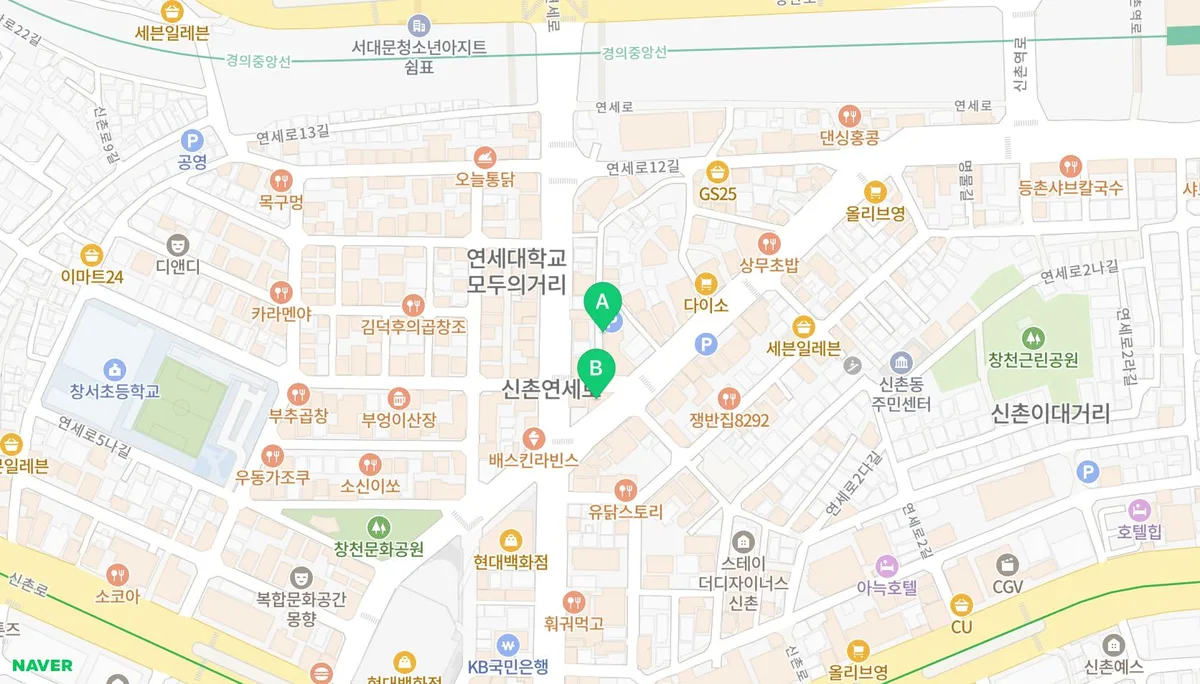 꼬숑돈까스 지도