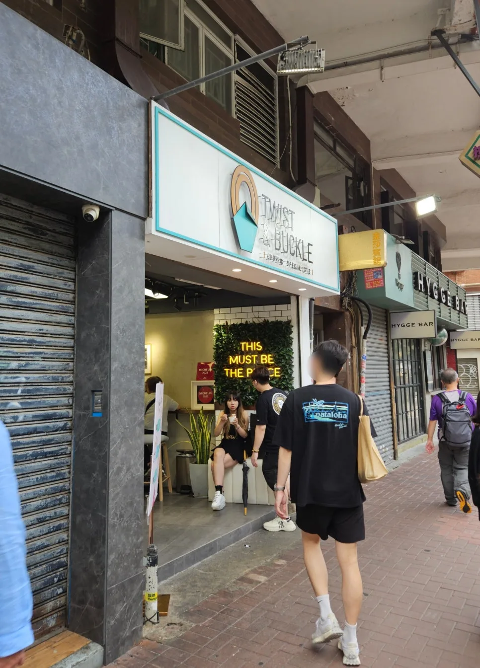 Twist & Buckle Churros in Tsim Sha Tsui dessert shop exterior