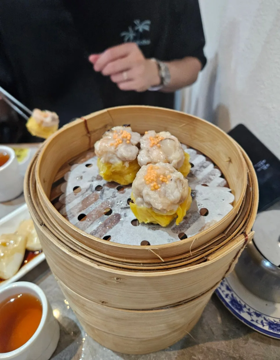 Siu mai at Dragon King Dim Sum