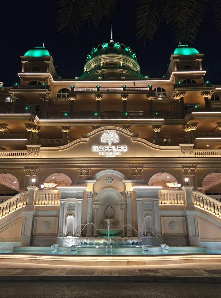 阿聯杜拜 Raffles The Palm Dubai 實測｜新婚必住超豪華飯店推薦