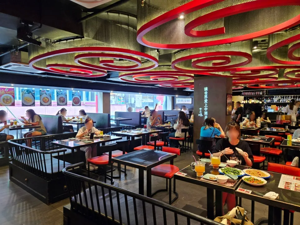 bar area inside restaurant