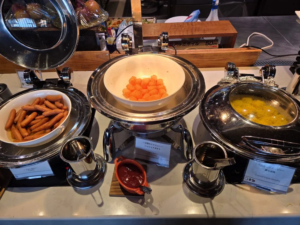 Hotel buffet food