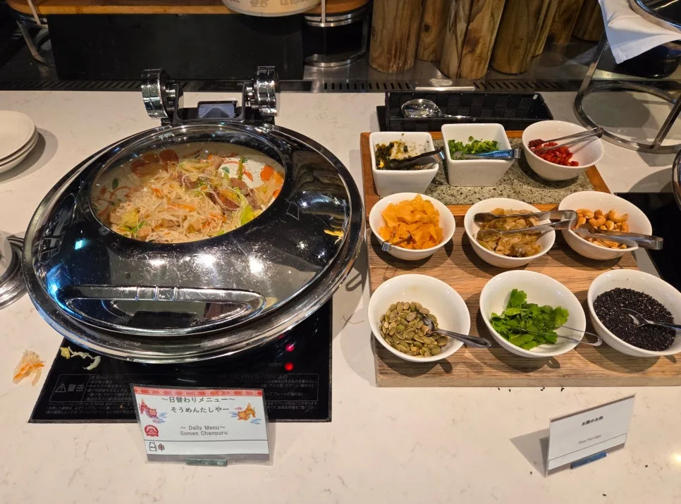 Hotel breakfast buffet Okinawa