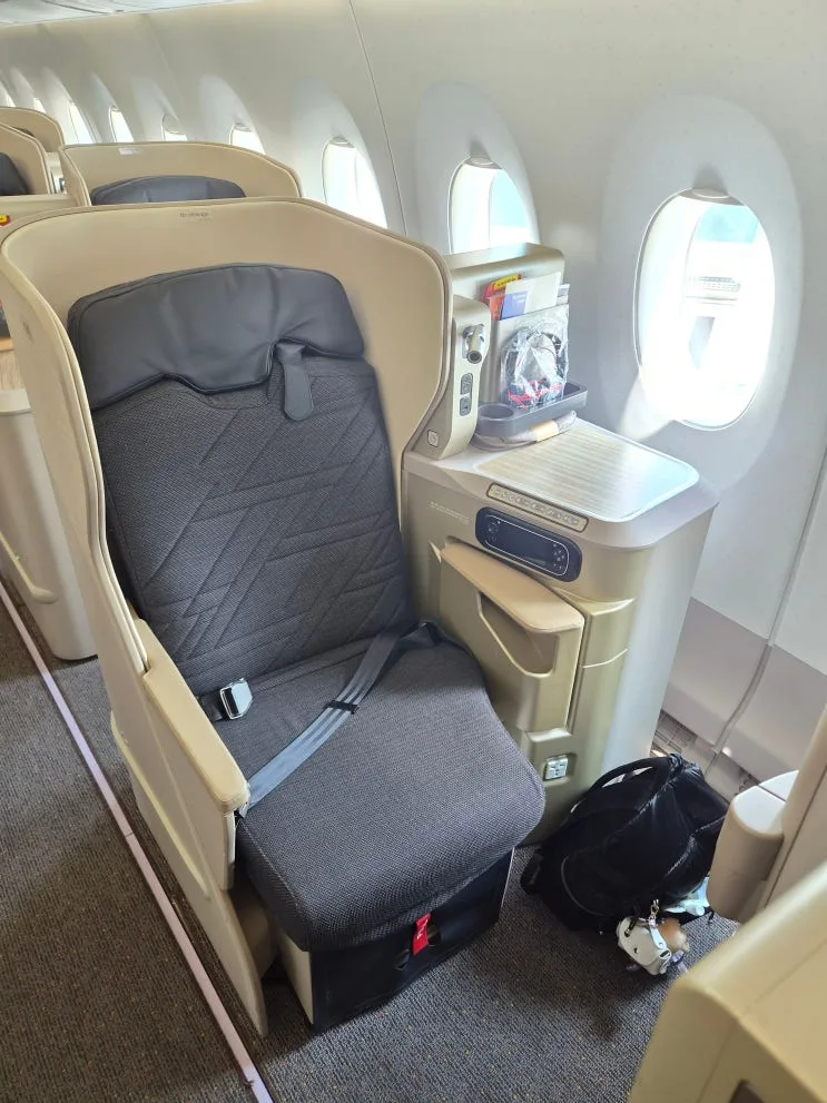 Asiana OZ134/OZ133 Business Class Review: Incheon to Fukuoka With a Baby