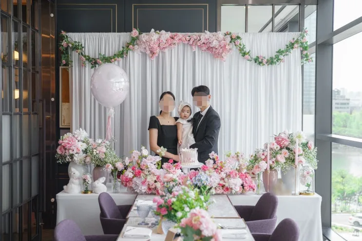 Sofitel Seoul Jamsil First Birthday Party Review: Fait Maison B Room, Ailins Dol Table, Hair, Makeup & Dress