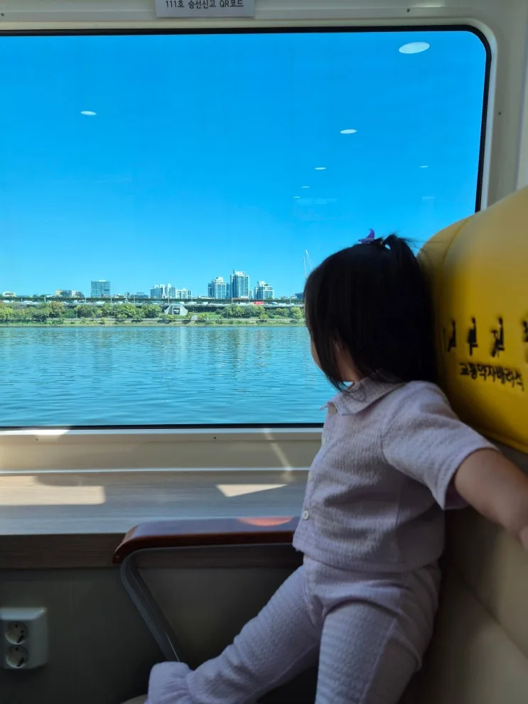 韓國首爾漢江巴士搭乘攻略｜從纛島碼頭帶寶寶實測，時間表路線價格一次看